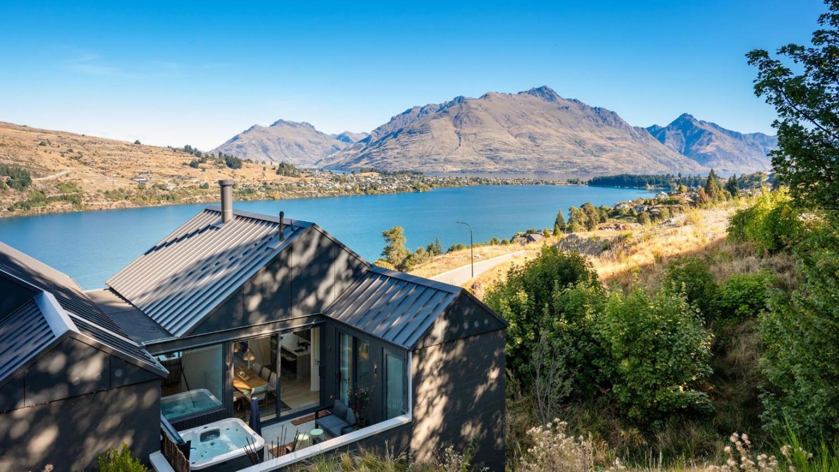 Villa The Tiers- Hot Tub- Ac- Bbq- Free Parking Queenstown Exterior foto